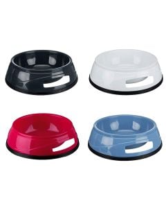 Tas ushqimi për qen TRIXIE, me këmbë gome, 0.75 Lt, 16 cm, (ngjyra të ndryshme)
