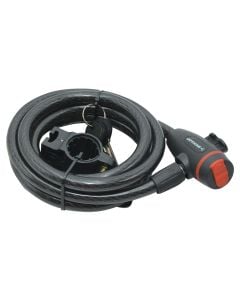 Spiral cable lock, Dunlop, 180 cm, 12 mm