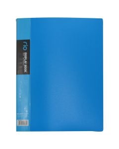 Folder with 20 plastic, Deli, A4, mix color, spine