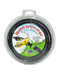 Fije për prerëse bari, Maniver Quiet, 3 mm x 50 m, spirale, e zezë