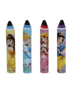 Gomë në formë lapsi për fëmijë, Disney Princess, gomë, 9x1.5 cm, mikse, 1 copë