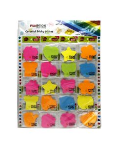 Sticky note paper, Winbook, colorful, 7.6x7.6 cm, 100 piece