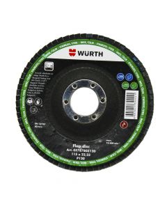 Flap wheel, Wurth, 115x22 mm, Grit 120