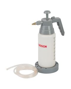 Water bottle for diamond wet drill bits including hose of 1.8 m