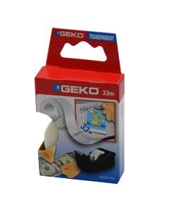 Ngjitës, Geko, 19mm x 33 m, transparent