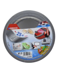 Cloth amrican tape, Geko,USA, 50 mm x 25 m, silver