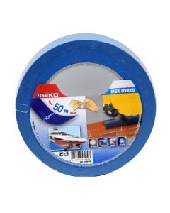 Adhesive masking tape, Geko, MSK UVR 15, 50 mm x 50 m, blue
