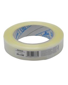 Reinforced tape, Geko, Reinforced, 25 mm x 50 m