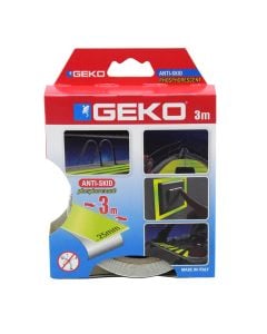 Ngjites kundër rrëshqitjes, Geko, Anti-Slip, 25 mm x 3 m, fosforeshent