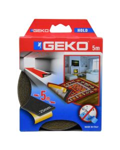 Adhesive antislip tape for carpets, Geko, Hold, 25 mm x 5 m
