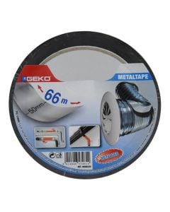 Metalised adhesive tape, Geko, Metaltape, 50 mm x 66 m