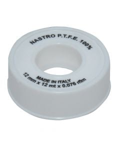 Teflon tape,Geko, 12 mm x 12 m, white