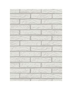 Wallpaper, Erismann, Brick, 10.05x0.53 m, white, 6451-01