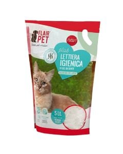 Cat litter, Flair Pet, 5 L, silica, unscented