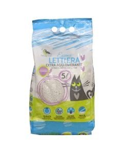 Cat litter, Flair Pet, 5 L, white bentonite, lavender scent
