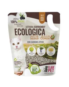 Cat litter, Flair Pet, 10 L, 100% soya by-product, unscented