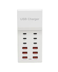 Karikues baterie, CD, 50 W, 6 hyrje USB, 6 hyrje Type - C