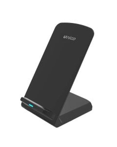 Karikues dhe mbajtës celulari 2 në 1, Unico, HC1874, 15 W, ngjyrë e zezë