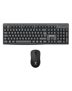 Tastierë dhe maus wireless, Unico, KB1547, 2.4G, 1600 DPI, ngjyrë e zezë