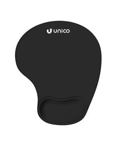 Tapet për maus me suport, Unico, MM5089, 23x19 cm, ngjyrë e zezë