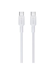 Charging plug, Unico, CB2074, Type C - Type C, 60W, 100 cm, white
