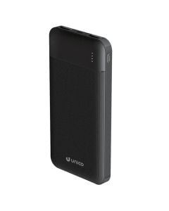 Powerbank, Unico, PB1756, 10000mAh, 10.5 W, 2 USB and Type-C ports, black