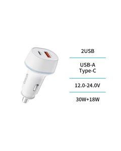 Car charger, Unico, CC1747, 48 W, 2 USB and Type-C ports
