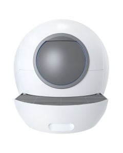 Tualet inteligjent i mbyllur për mace, Pets, me vetëpastrim, kapaciteti koshit të rërës 5 L, e përshtatshme për mace nga 1.5-12 kg, 60x60x58 cm