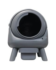 Tualet inteligjent i mbyllur për mace, Pets, me vetëpastrim, kapaciteti koshit të rërës 4 L, e përshtatshme për mace nga 1-10 kg, 50x53x66 cm