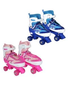 Children's skates, Kids, size 35-38, with 4 wheels, mixed colors