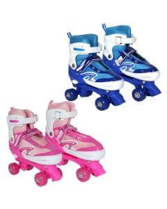 Children's skates, Kids, size 39-42, with 4 wheels, mixed colors