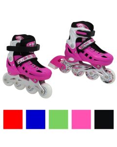 Adult skates, 4 wheels, mixed colors