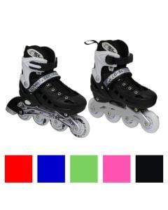 Adult skates, 4 wheels, mixed colors