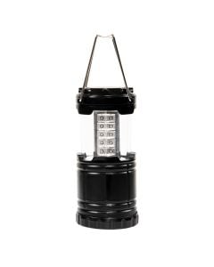 Battery-powered camping light, black