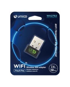 Adaptor wireless, Unico, WA2762, 2.4G, deri në 150 Mbps
