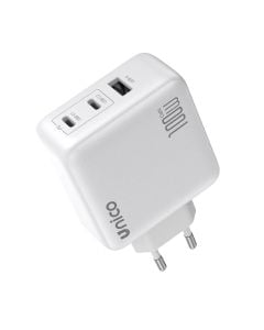 Kokë karikuesi, Unico, HC6135, 100W, 3 hyrje USB dhe Type-C, ngjyrë e bardhë