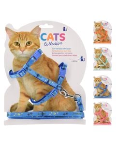 Trupore dhe litar drejtues për mace, Cats Collection, 120 cm, ngjyra mikse