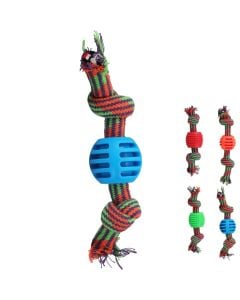 Educational toy for dogs, Dogs Collection, rope, mixed colors