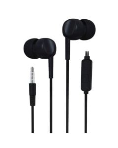 Headphones, Unico, EP6019, AUX, 115 cm cable, black color