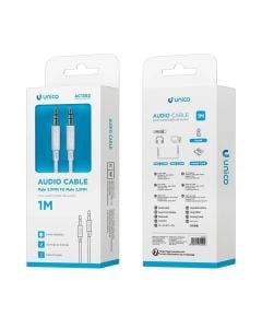 Fishë audio, Unico, AC1392, AUX-AUX, 100 cm, ngjyrë e bardhë