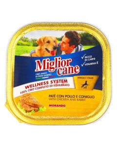 Ushqim për qen, Miglior Cane, 300 g, mish pule dhe lepuri