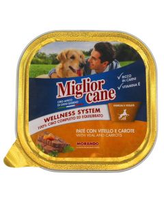Ushqim për qen, Miglior Cane, 300 g, mish viçi dhe karrota