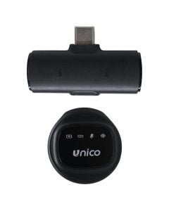 Wifi microphone, Unico, MP6039, Type C connection, 50 mAh, distance 15 m, duration 2-3 hours