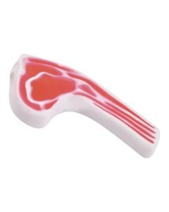 Dog toy with sound, Love Story, 13x5xH2 cm, meat shape, red color