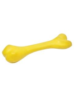 Dog toy, Love Story, 21 cm, rubber material, bone shape, yellow color