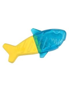 Refreshing toy for animals, Love Story, ABS material, 18x4xH9 cm, yellow and blue color