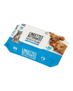 Wet wipes for pets, Love Story, 80 pieces, unscented