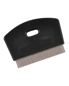 Pet cleaning brush, Love Story, 5x7 cm, steel and ABS material, black color
