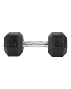 Dumbbell, Amila, rubber weight, metal handle, 10 kg