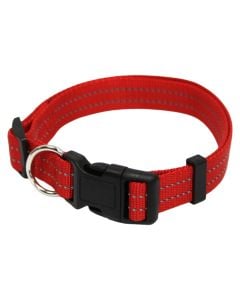 Qafore për qen, Love Story, poliestër, 30-45 cm, ngjyrë e kuqe